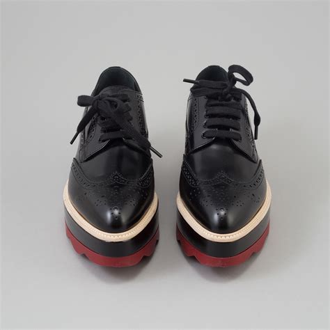 Prada loafers with laces